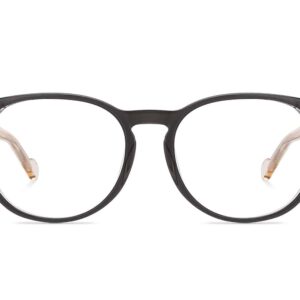 Black Full Rim Round Eyeglasses P133
