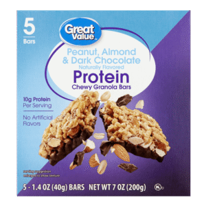 Great Value Peanut, Almond & Dark Chocolate Protein Chewy Granola Bars