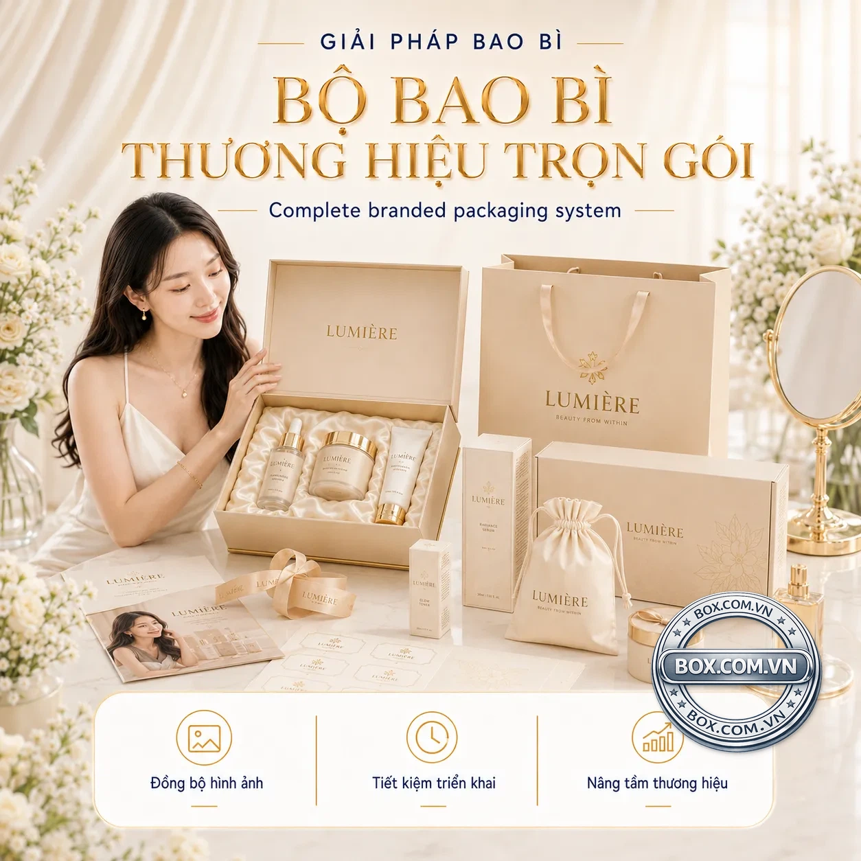 Bộ bao bì thương hiệu trọn gói