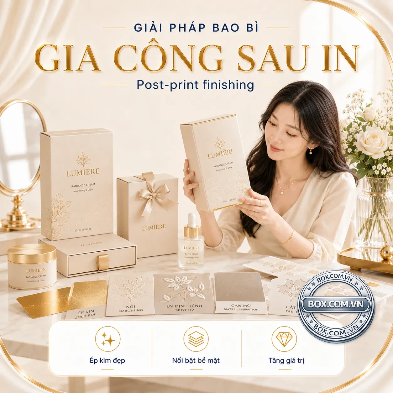 Gia công sau in