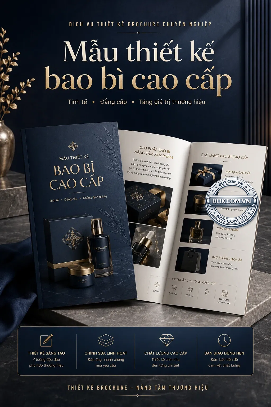 Mẫu thiết kế bao bì cao cấp