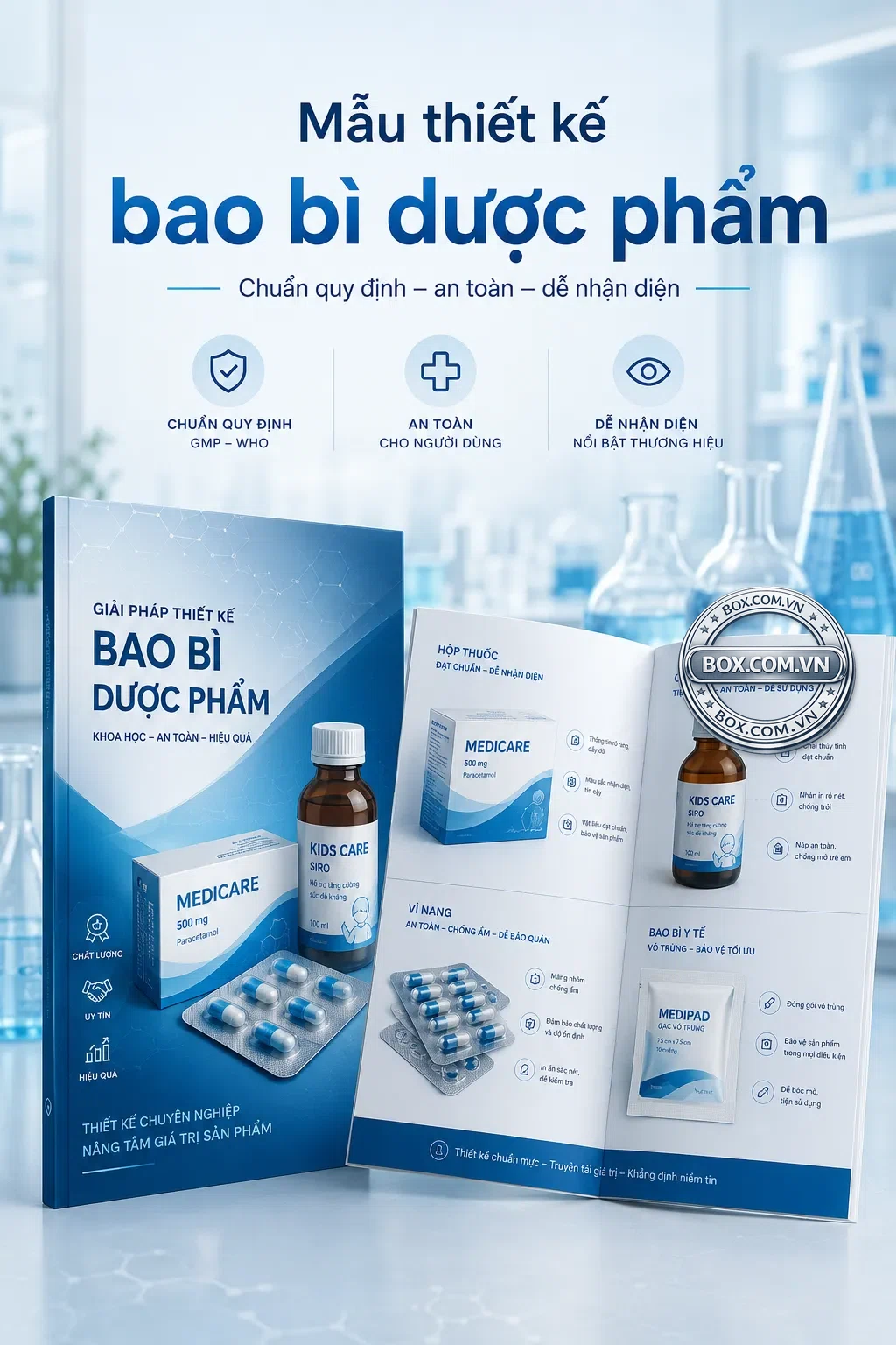 Mẫu thiết kế bao bì dược phẩm