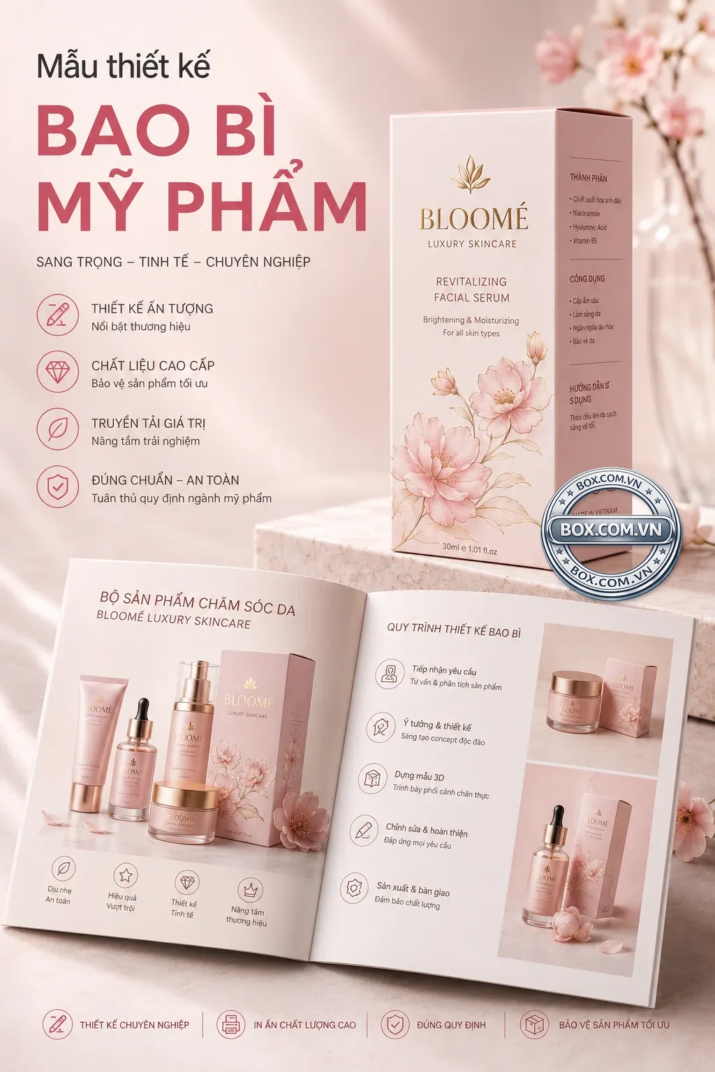Mẫu thiết kế bao bì mỹ phẩm 2
