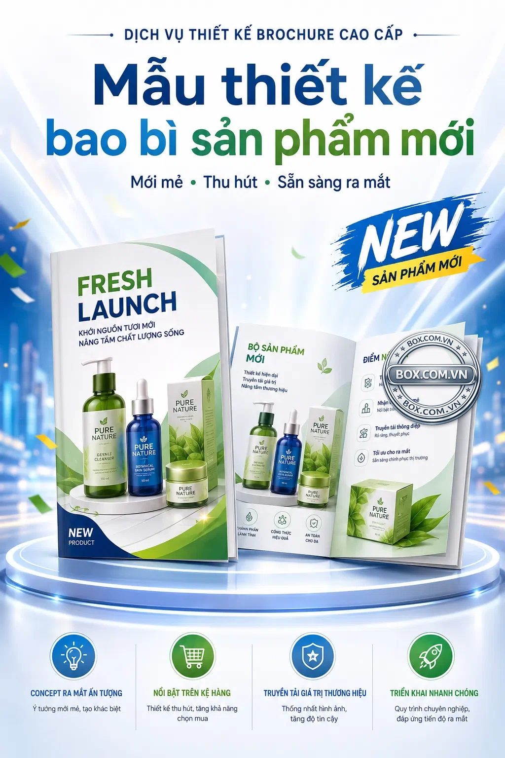 Mẫu thiết kế bao bì sản phẩm mới