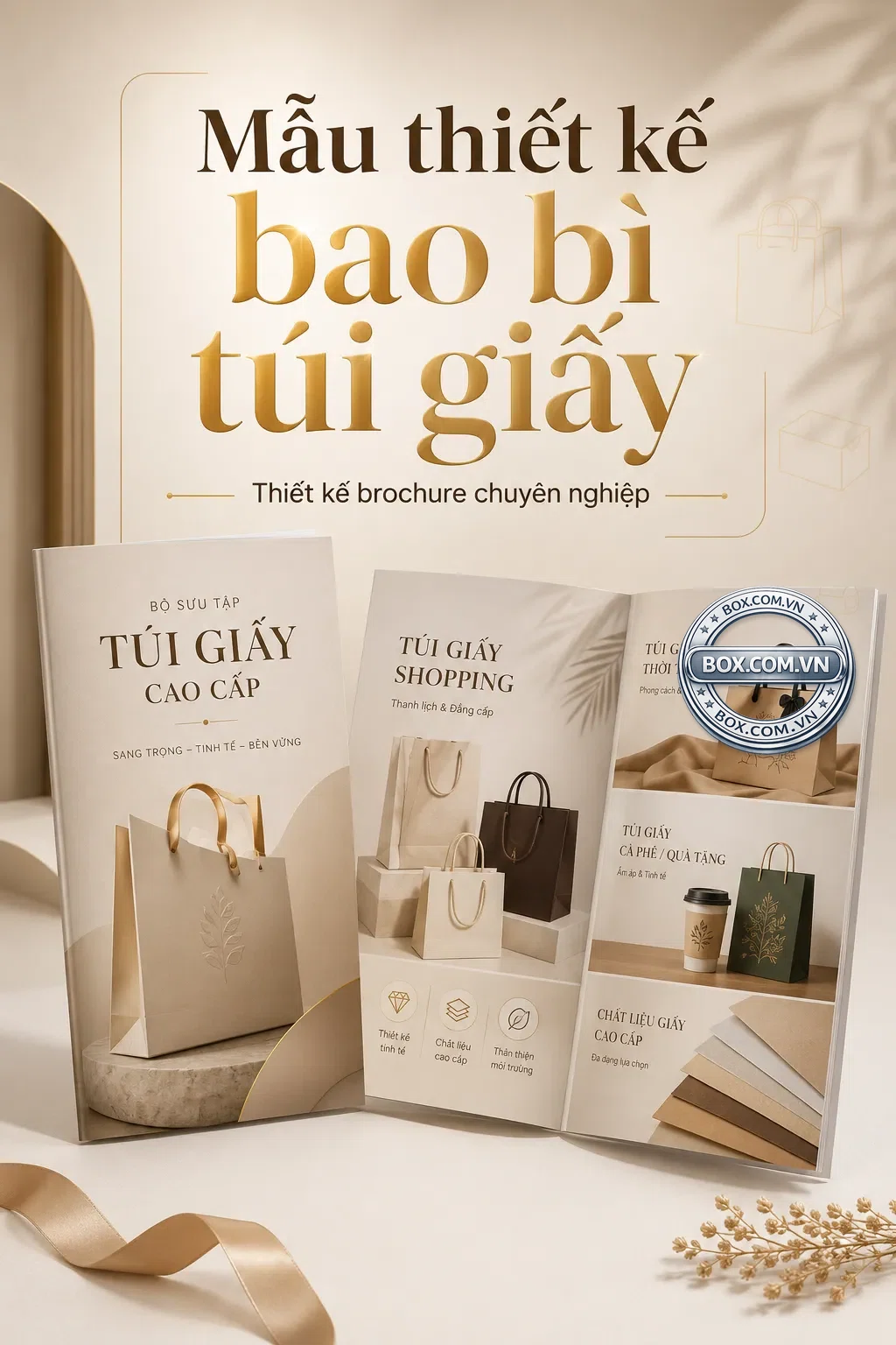 Mẫu thiết kế bao bì túi giấy