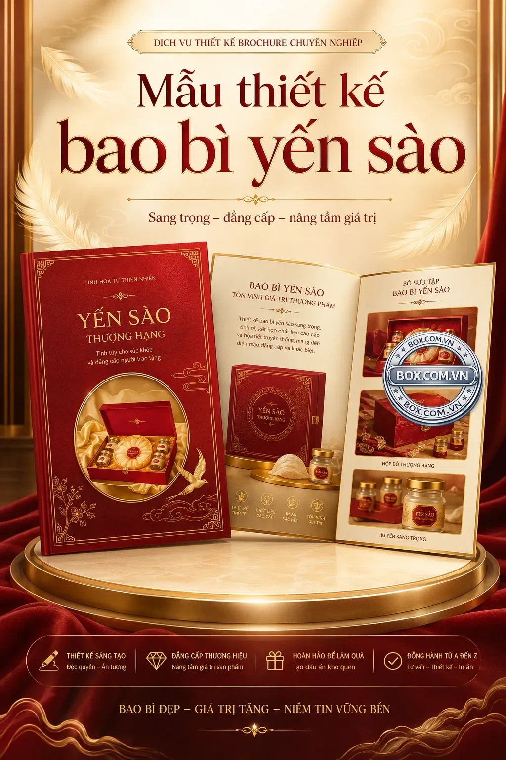Mẫu thiết kế bao bì yến sào