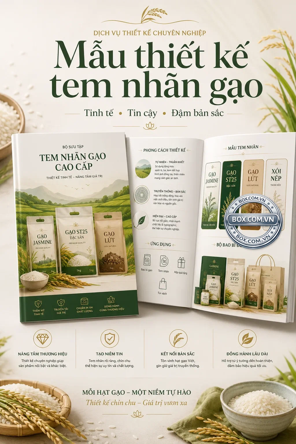 Mau Thiet Ke Tem Nhan Gao